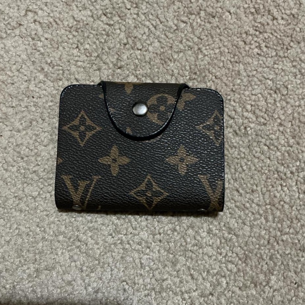 Luxury Black and Brown Monogram Wallet